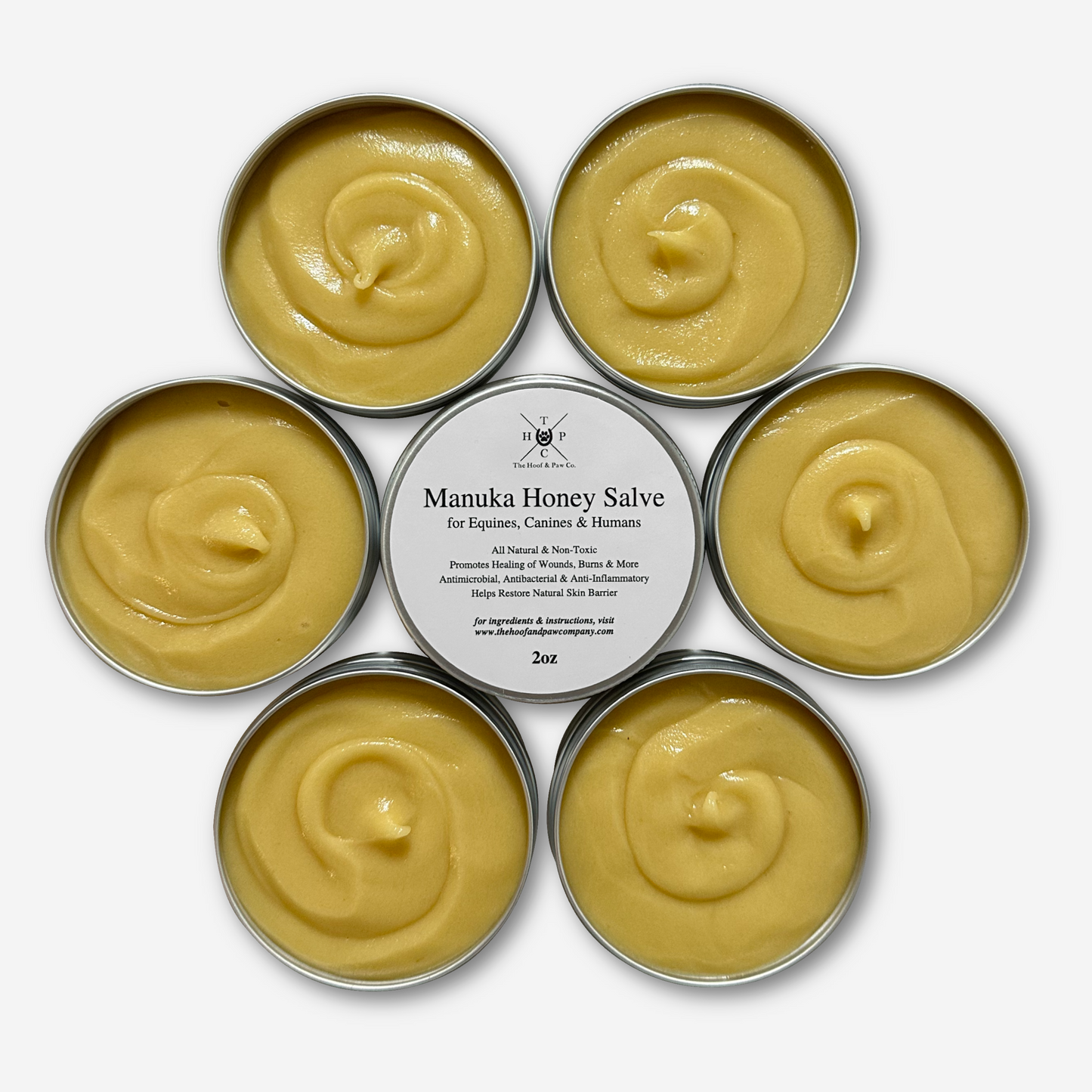 Manuka Honey Healing Salve with Herbal Infusion - For Dogs, Horses & Humans