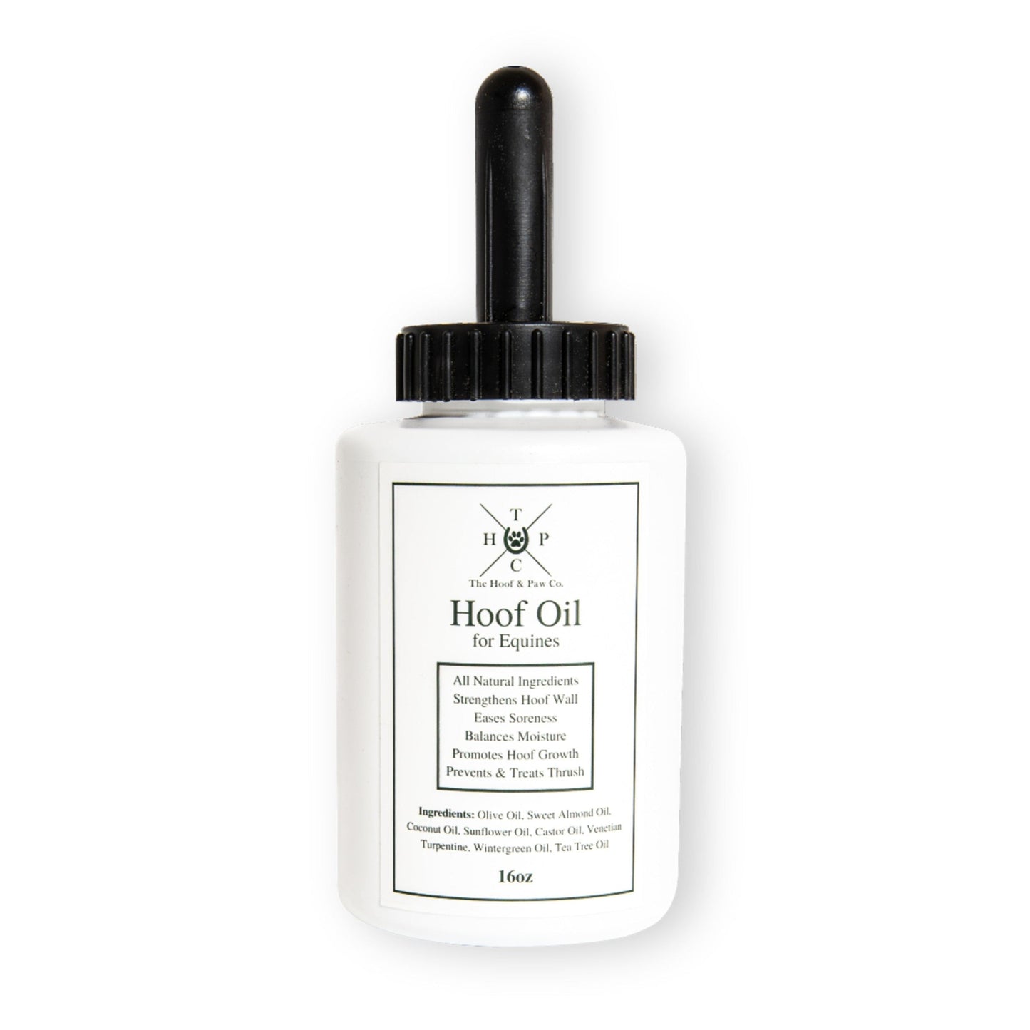 All Natural Hoof Oil - for Horses - 16oz - The Hoof & Paw Co.