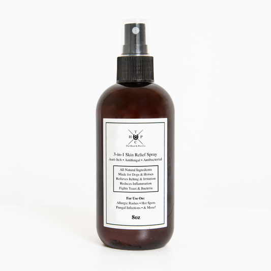 All Natural 3-in-1 Skin Relief Spray - for Dogs & Horses (8oz)