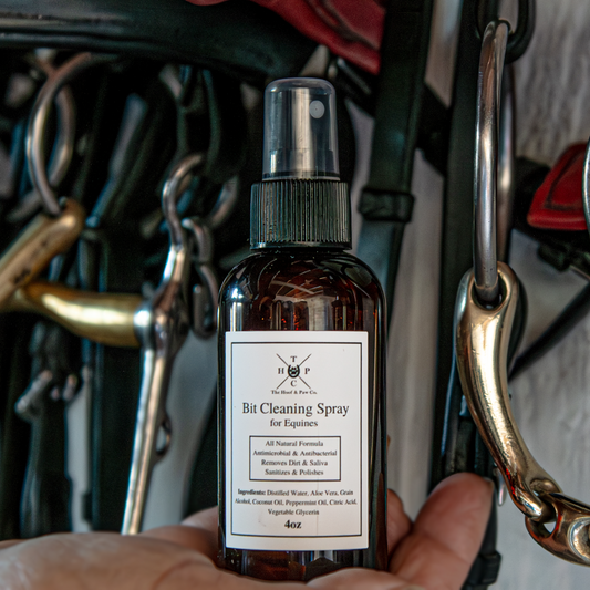 All Natural Bit Cleaning Spray - For Horses - 4oz - The Hoof & Paw Co.