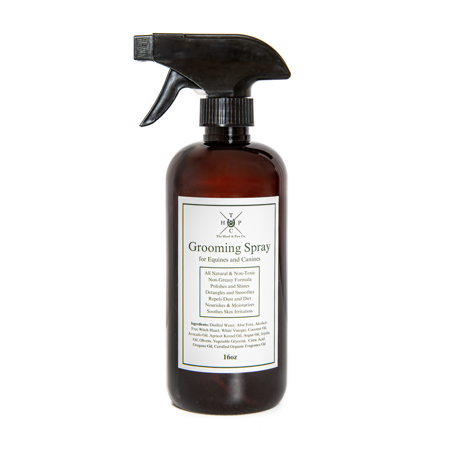 All Natural Grooming Spray - for Dogs & Horses - 16oz