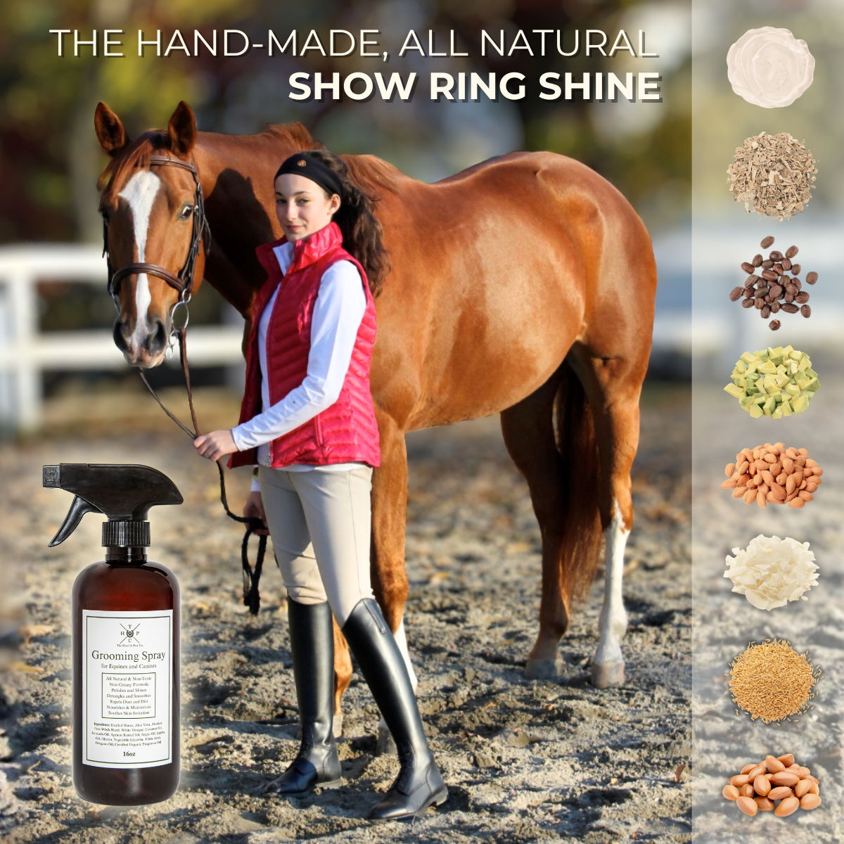 Grooming Spray - for Dogs & Horses