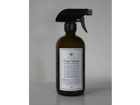 All Natural Coat Sheen Spray - for Dogs & Horses - 16oz