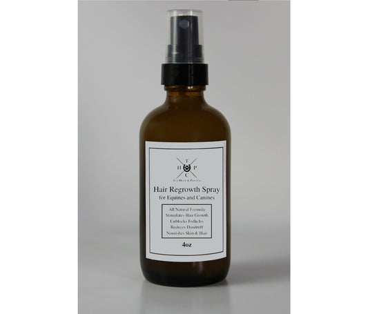 All Natural Hair Regrowth Spray - for Dogs & Horses - 4oz