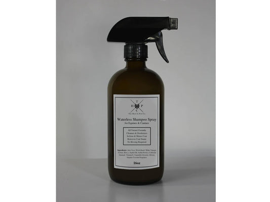 All Natural Waterless Shampoo Spray - For Dogs & Horses - 16oz